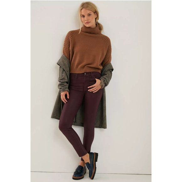 Joe's The Charlie High-Rise Coated Skinny Jeans - Picture 5 of 13